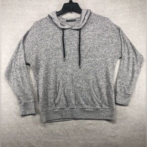 Harlow & Graham Pullover Hoodie Sweater Women size Large Heather Gray